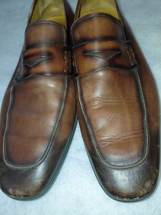 Magnanni Ramiro II Penny Loafers Casual Dress Brown Leather Men\'s Size 10.5 M main image 13